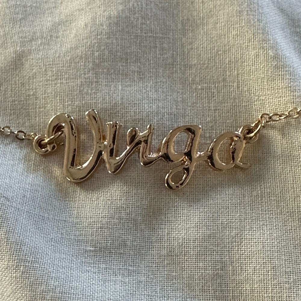 Gold Virgo Necklace
